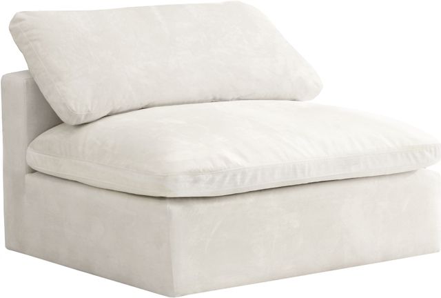 Meridian Furniture Cozy Cream Velvet Chair-0