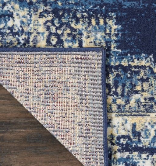 Nourison Home™ Grafix Navy Blue 5'x7' Style 2 Area Rug-2
