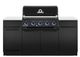 Broil King® Baron™ 520i Pro Shadow 5-Burner Black Built-In Natural Gas Grill-0