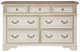 Signature Design by Ashley® Realyn 2-Piece Chipped White King Upholstered Panel Bed Set-2
