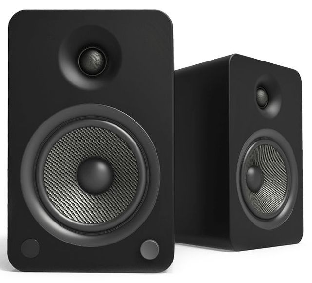Kanto YU6 Matte Black Powered Speakers (Pair)-1