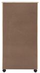 Linon Rudy White Rolling Storage Cart-4