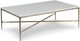 Bassett® Furniture Keswick Bronze/White Rectangular Cocktail Table-0