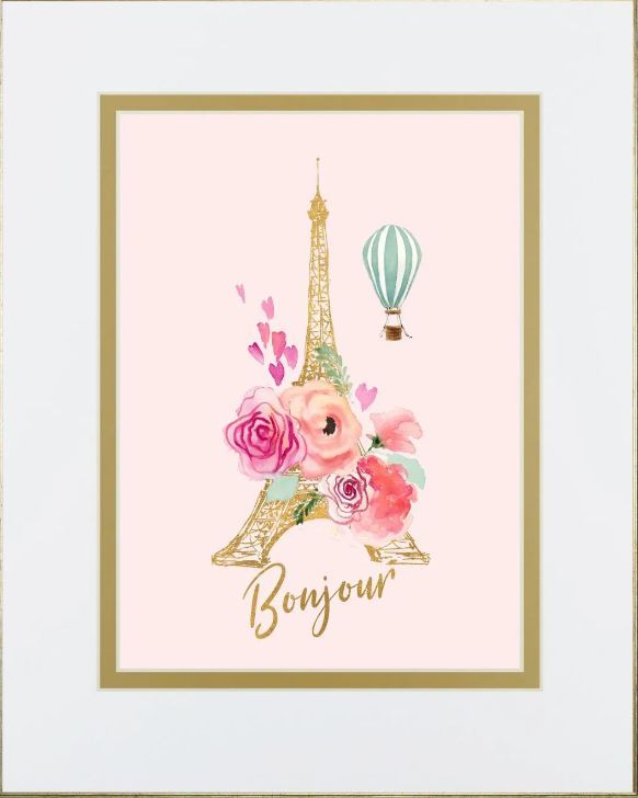 Classy Art Paris Bonjour by Lanie Loreth Wall Art-1