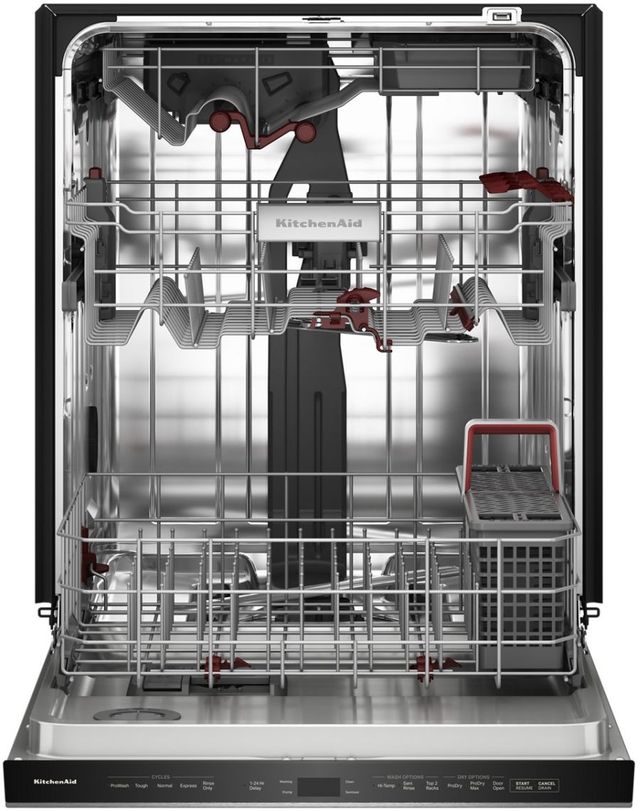 KitchenAid® 24" Juniper 360° Max Jets™ Third Rack Top Control Built-In Dishwasher with ProDry™ System-1