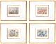 Crestview Collection Floral Haven 4-Piece Wall Art Set-0