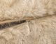 HiEnd Accents Ruched Rabbit Cream Lumbar Pillow-2