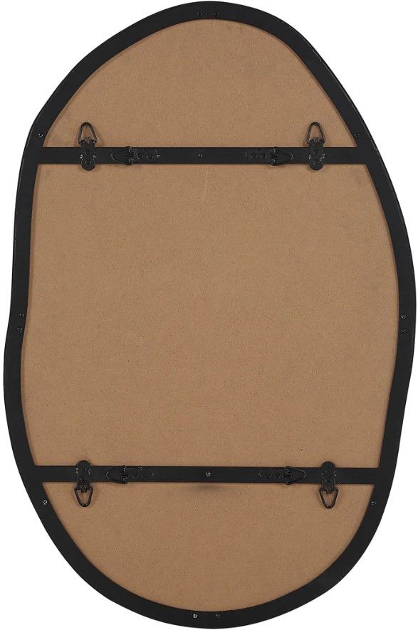 Renwil® Messini Matte Black Accent Mirror-3