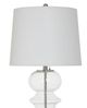 StyleCraft Clear/Silver Table Lamp-1