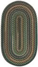 Capel Rugs Bear Creek Hunter Green 27" x 48" Oval Throw Rug-0