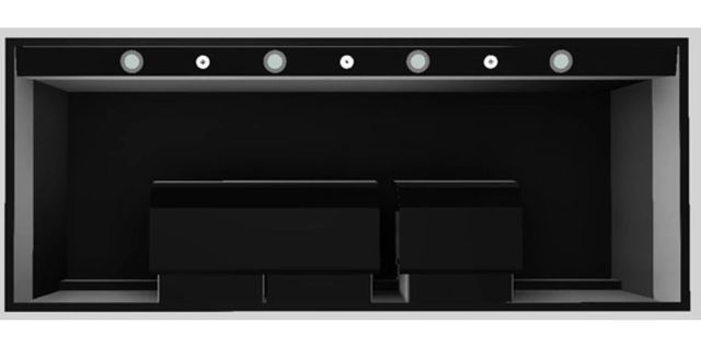 Vent-A-Hood® Designer Series 60" Black Wall Mounted Range Hood-3