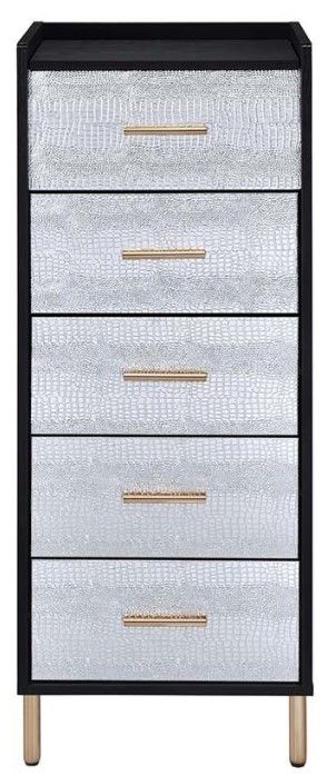 ACME Furniture Myles Black/Silver Jewelry Armoire-1