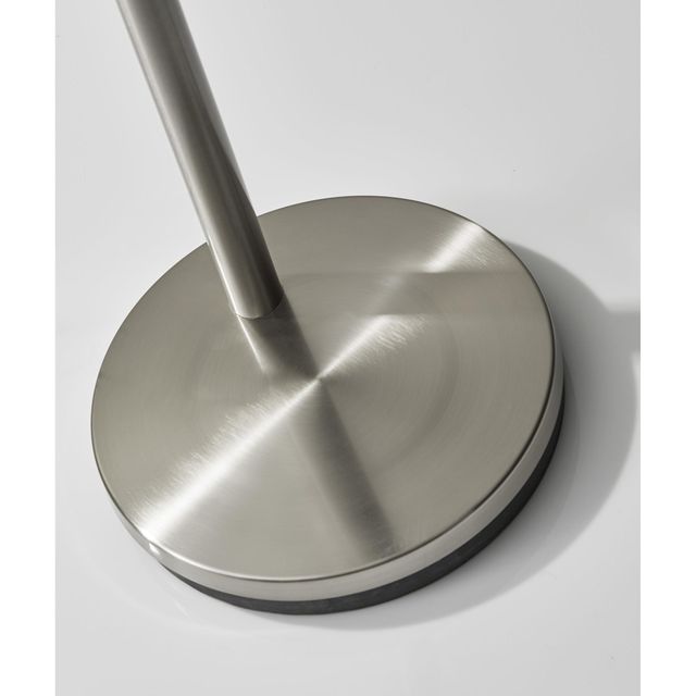 Adesso® Trinity Brushed Steel Arc Lamp-1
