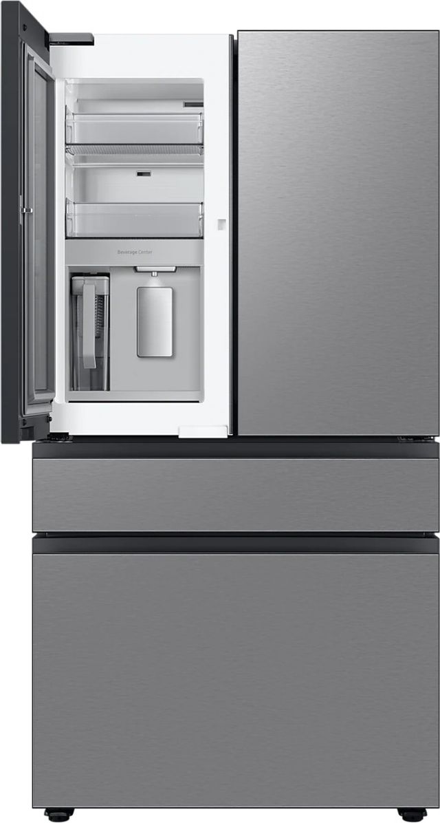 Samsung BESPOKE 22.8 Cu. Ft. Stainless Steel Counter Depth French Door Refrigerator-2
