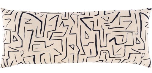 Surya Bogolani Cream 12"x30" Toss Pillow with Polyester Insert-0