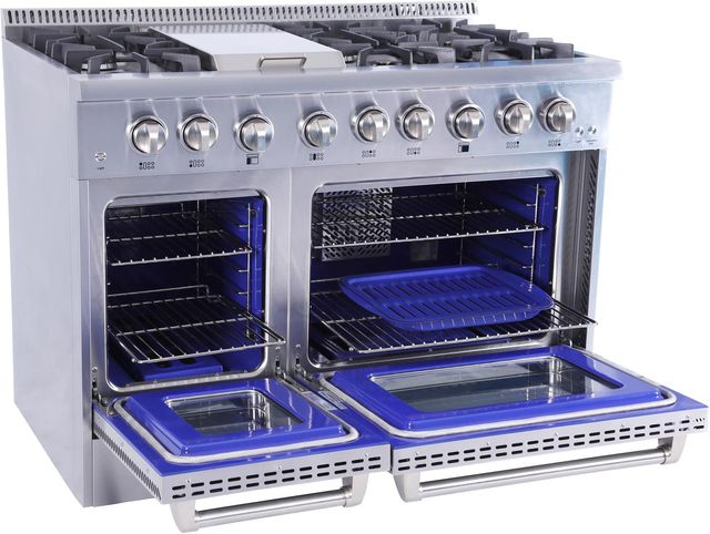 Thor Kitchen® 48" Stainless Steel Pro Style Dual Fuel Range-2