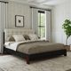 Flexsteel® Waterfall 3-Piece Beige/Dark Brown/Deep Ebony Queen Upholstered Bedroom Set-5