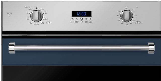 Viking® 3 Series 30" Slate Blue Single Electric Wall Oven-1