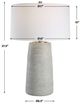 Uttermost® Mountainscape Gray/Off-White Table Lamp-2