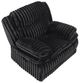 Homelegance® Goodland Black Manual Glider Reclining Chair-5