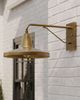 Currey & Company Mariner Antique Brass Outdoor Wall Sconce-3