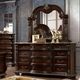 Furniture of America® Fromberg 4-Piece Brown Cherry Queen Bedroom Set-3