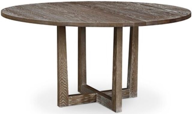 Bassett® Furniture Customizable BenchMade Liam 60" Oak Round Table-0