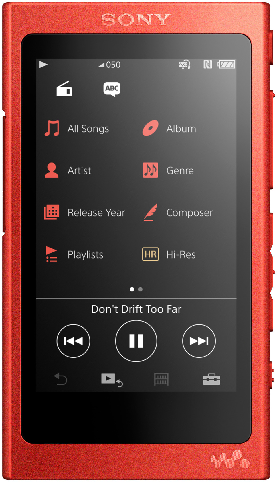 Sony® Walkman®-Red-NWA35/R | Direct Appliance of Modesto