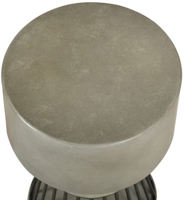 Stylecraft Norman Wyatt Home Cement Gray Table-3
