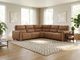 Kate Preston Home 5pc Aline Butternut Leather Power Reclining Sectional PLUS FREE Matching Recliner!-1
