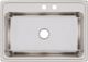 Elkay Lustertone® Classic Lustrous Satin 31" x 22" x 10-1/8" MR2-Hole Single Bowl Drop-In Sink-1