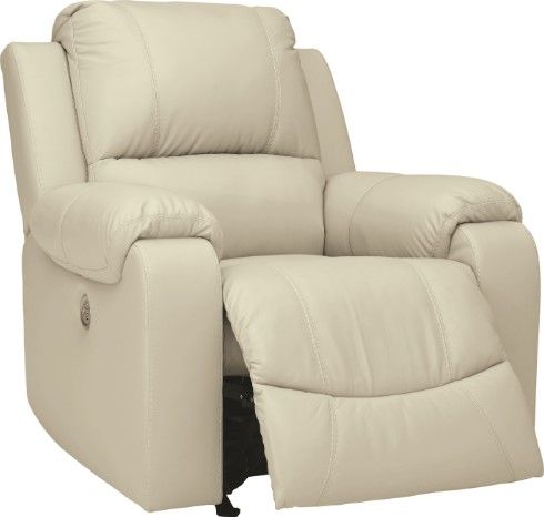Signature Design by Ashley® Rackingburg 3-Piece Cream Power Recliner Living Room Set-3