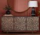 Basset Mirror Adrienne Antiqued Gold/Brown Bates Server-4