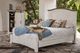 International Furniture Direct Pueblo White Eastern King Panel Bed-1