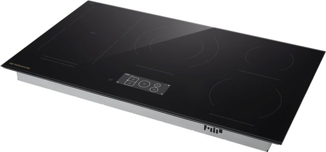 LG SIGNATURE Iconic Collection 36" Black Smart Induction Cooktop with 5 Elements and Flex Cooking Zone-1