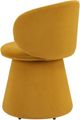 Zuo® Modern Oblic Orange Swivel Dining Side Chair-3