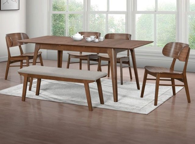 Winners Only® Uptown Medium Walnut Dining Table-1