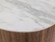 VIG Furniture Modrest Chelton Brown/White Oval Nightstand-3
