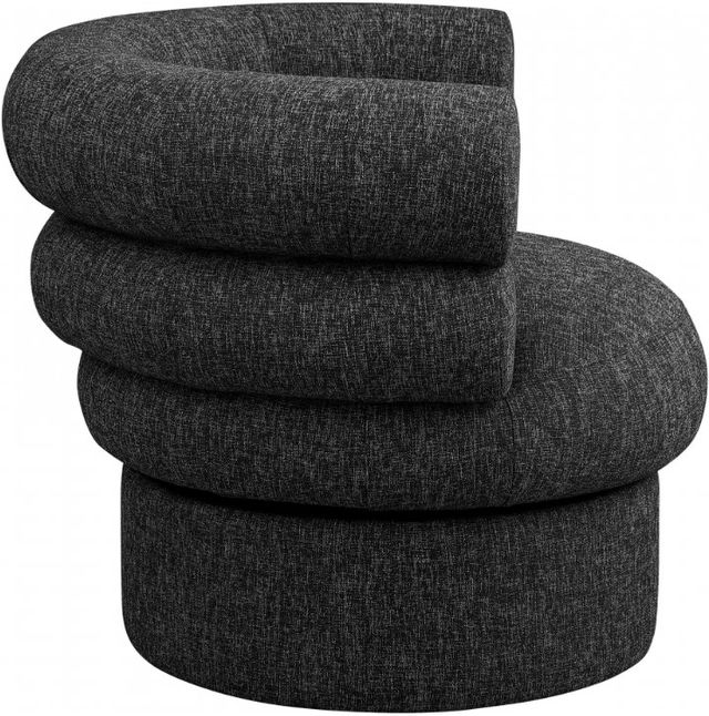 Meridian Furniture Valentina Black Swivel Accent Chair-2