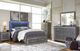 Signature Design by Ashley® Lodanna 4-Piece Gray Queen Storage Panel Bed Set-5