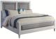 American Woodcrafters 1210 Dunescape 4-Piece Gray/White Queen Upholstered Bedroom Set-2