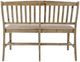 Jofran Inc. Carlyle Crossing Beige Slatback Counter Bench-3