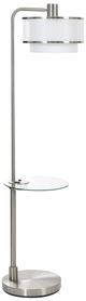 Stylecraft Brushed Steel Floor Lamp-0