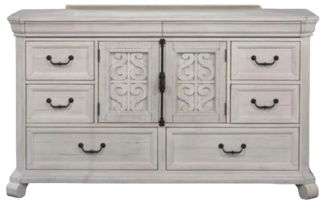 Magnussen Home® Bronwyn Brown Dresser and Shaped Mirror-1