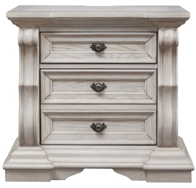Signature Design by Ashley® Andonhall Antique White Nightstand-2