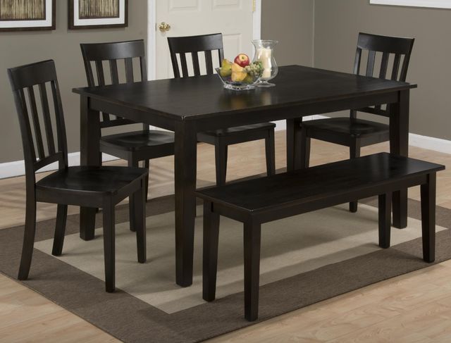 Jofran Inc. Simplicity Espresso Bench-1