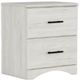 Perdue Woodworks 34,000 Essential White Drawer Nightstand-0