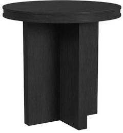 Flexsteel® Waterfall Black Round End Table