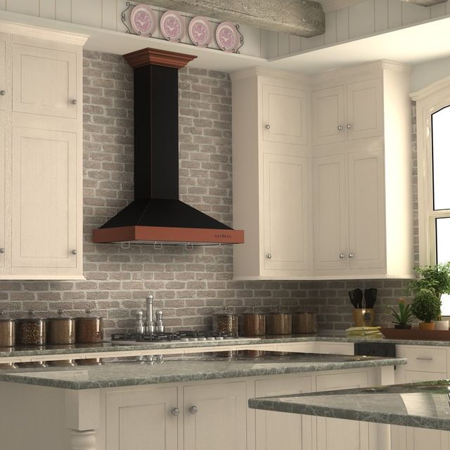 ZLINE Designer Series 30" Oil-Rubbed Bronze and Copper Wall Mount Range Hood-1