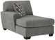 Benchcraft® Birkdale Court 3-Piece Gray Left-Arm Facing Sectional and Chaise-1